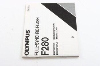 Olympus F280 Blitzgerät Bedienungsanleitung (En/De/Fr/Es)