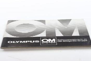 Olympus Bedienungsanleitung für die OM-Blitzgeräte-Gruppe