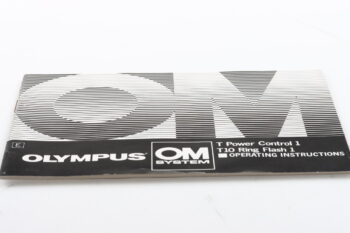 Olympus T Power Control 1 Instructions