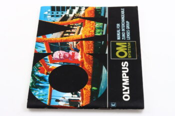 Olympus Manual for Zuiko interchangeable lenses group