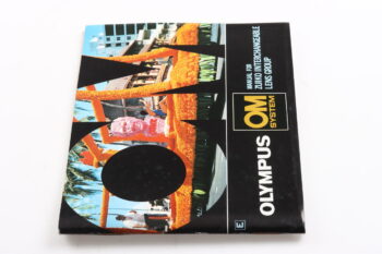 Olympus Manual for Zuiko interchangeable lenses group