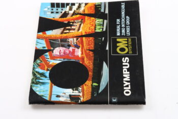 Olympus Manual for Zuiko interchangeable lenses group