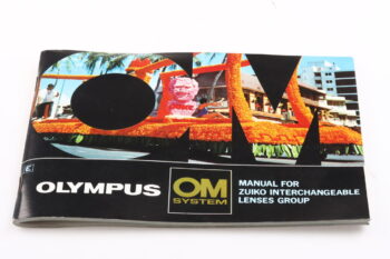 Olympus Manual for Zuiko interchangeable lenses group