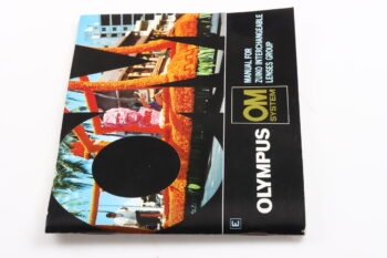 Olympus Manual for Zuiko interchangeable lenses group