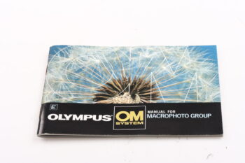 Olympus Manual for Macrophoto Group