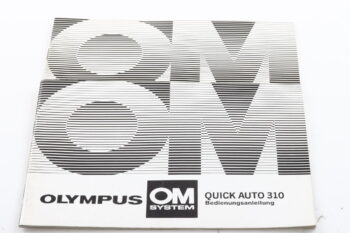Olympus Quick Auto 310 Blitz Bedienungsanleitung (En/De)