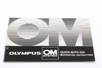 Olympus Quick Auto 310 Blitz Bedienungsanleitung (En/De)