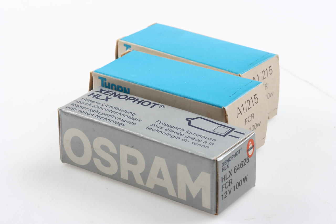 Osram 64625 HLX 100W 12V GY6.35 Lampe + 2x Thorn