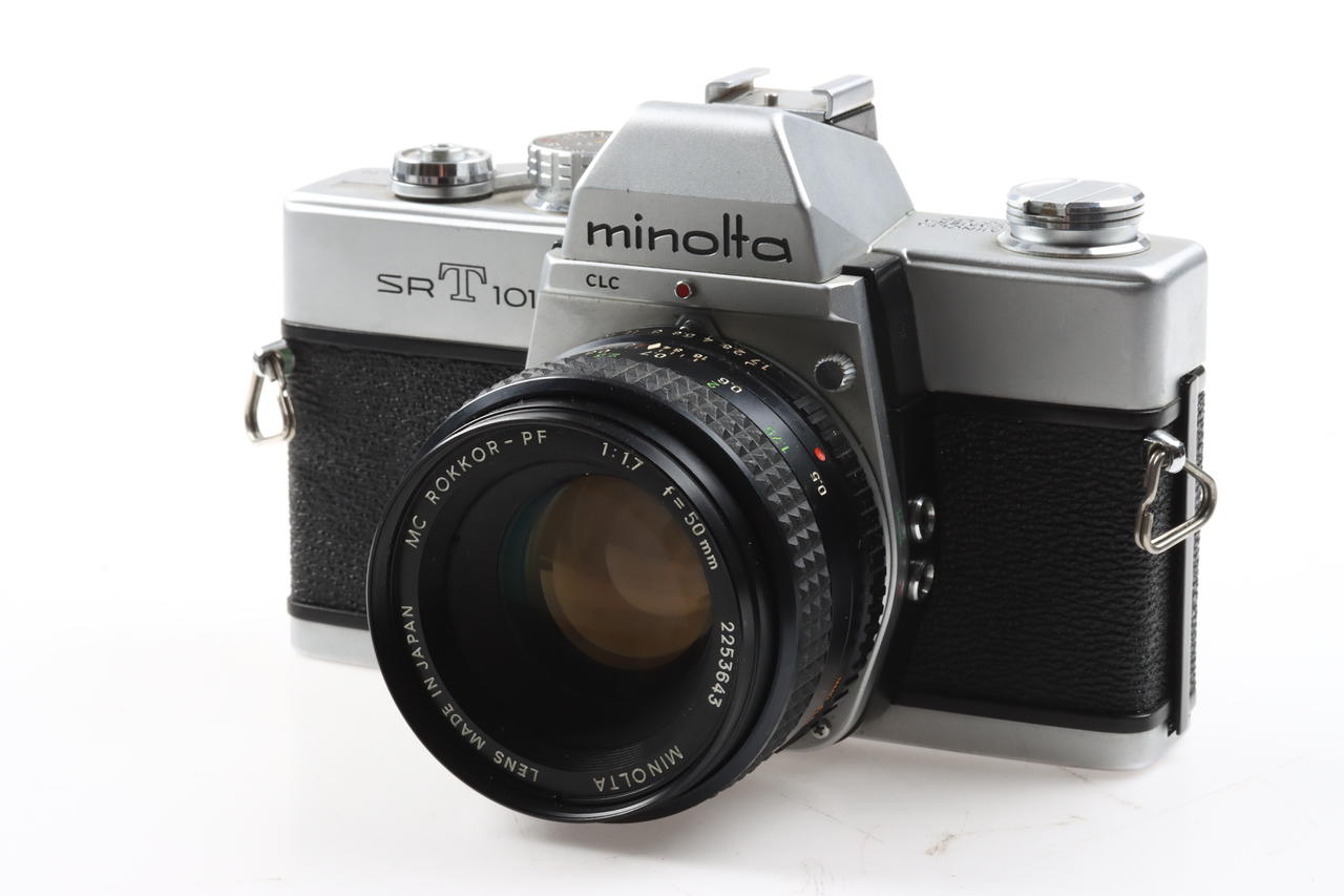 Minolta SR-T 101 mit MC Rokkor PF 50mm f/1,7 - #3587400
