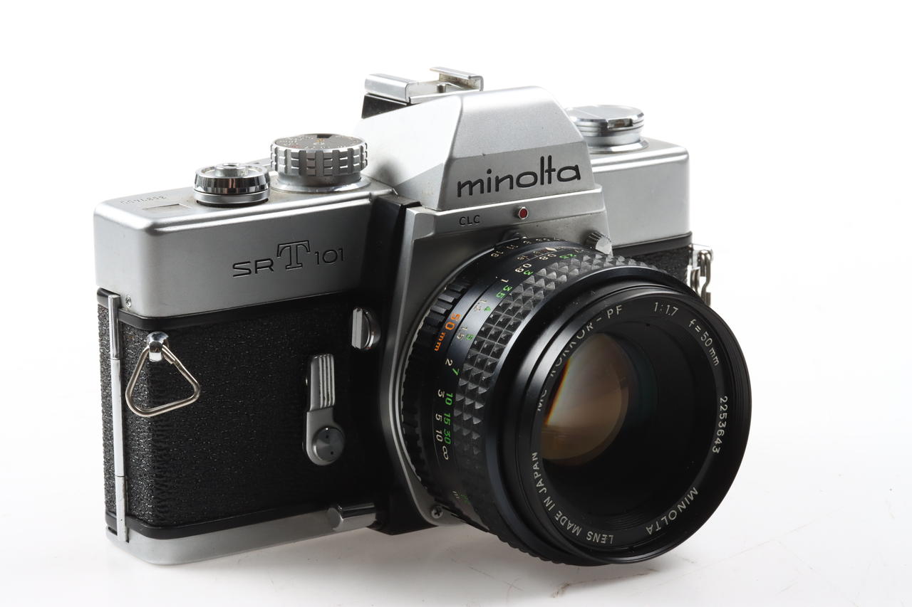 Minolta SR-T 101 mit MC Rokkor PF 50mm f/1,7 - #3587400