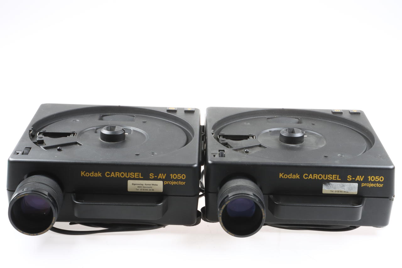 Kodak Carousell S-AV 1050 Projektoren Set 2x mit Steuerung