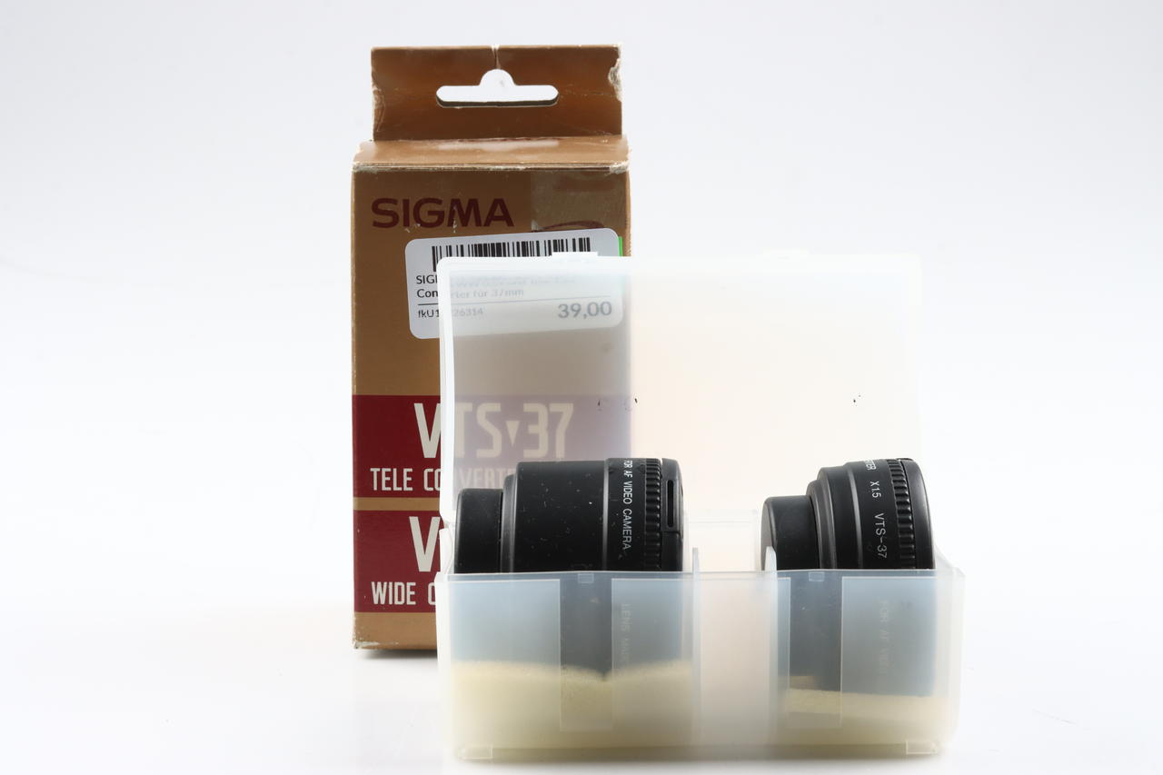 SIGMA WW 0,5x und Tele 1,5x Converter für 37mm