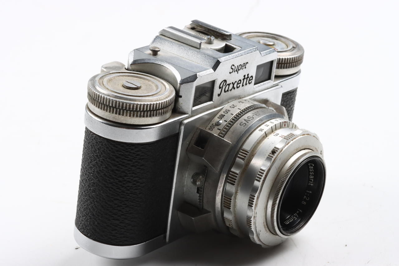 Braun Super Paxette II mit Cassarit 45mm f/2,8 - #1404034