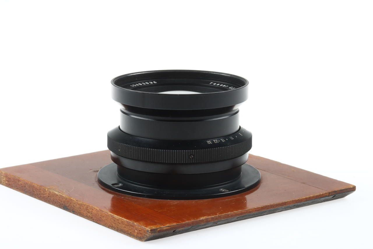 Zeiss Jena Tessar 210mm f/4,5 mit 14x13 Holzplatine - #10482835