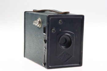 Agfa Schulprämie blaue Boxkamera 6x9cm