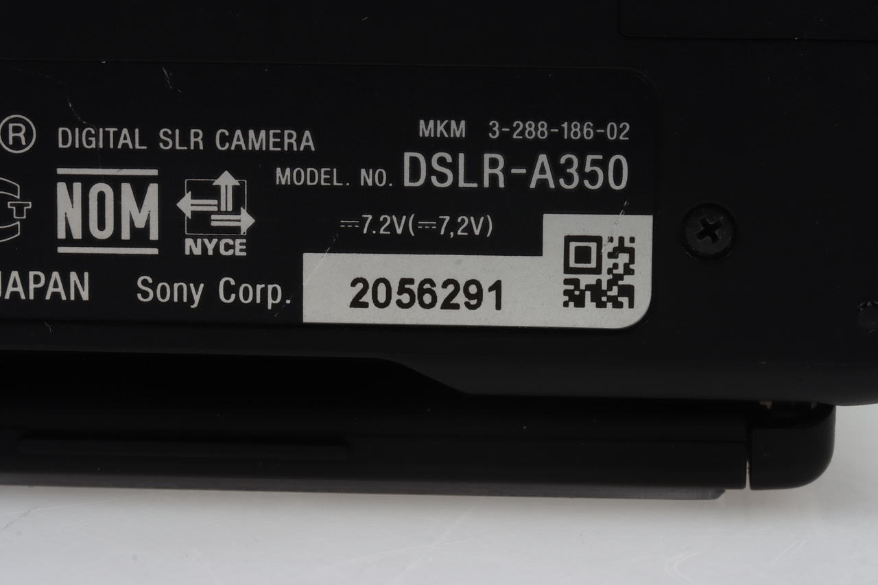 Sony Alpha 350 mit SAM DT 18-55mm f/3,5-5,6 - #2056291