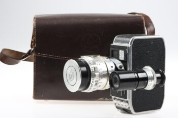 Bolex E 8 mit Som Berthiot Pan Cinor f:2,8 F=12,5 mit Sucher - #1145728