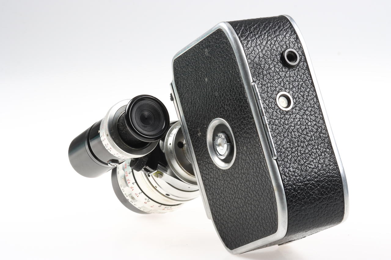 Bolex E 8 mit Som Berthiot Pan Cinor f:2,8 F=12,5 mit Sucher - #1145728
