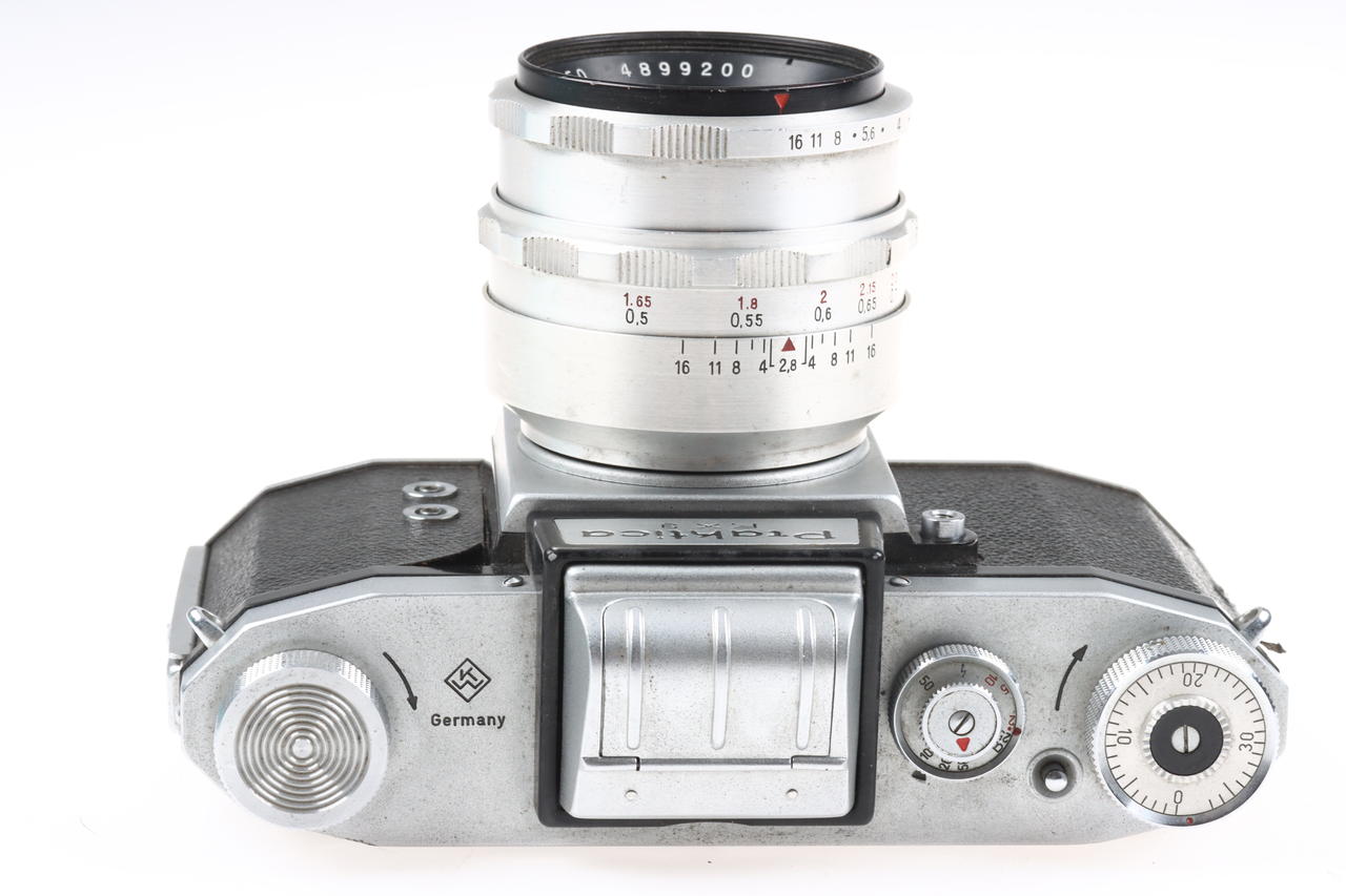 Praktica FX Gehäuse mit Tessar 50mm f/3,5 Export Objektiv - #328906