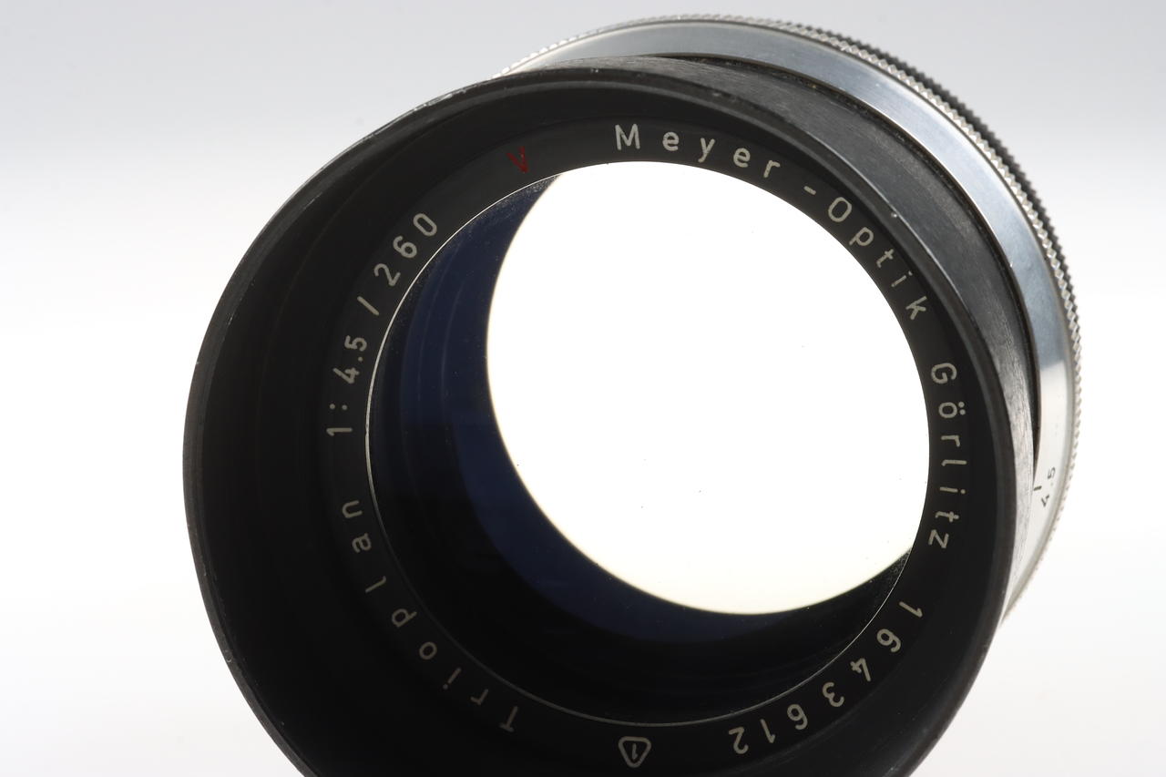 Meyer Optik Görlitz Trioplan 260mm f/4,5 für Mentor