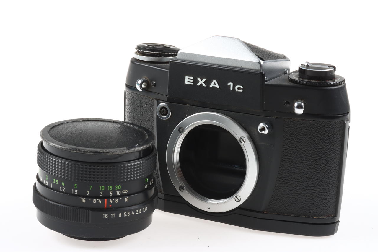 Ihagee Exa 1c mit Pentacon Auto 50mm f/1,8 - #010927