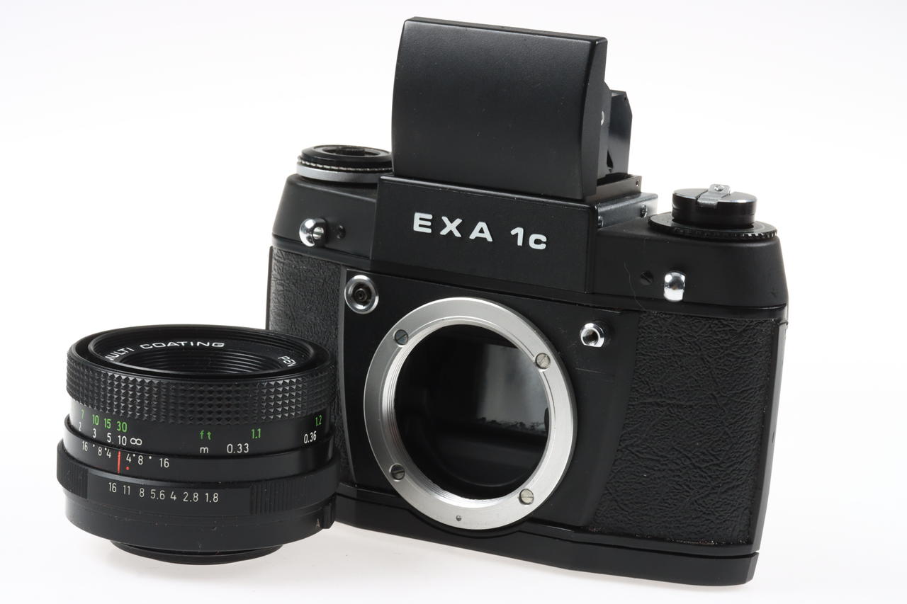 Ihagee Exa 1c mit Pentacon Auto 50mm f/1,8 - #060652