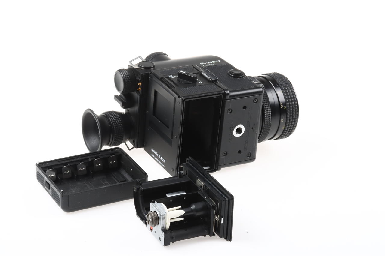 Rollei Rolleiflex SL 2000 F Motor mit Planar 80mm f/50mm f/1,4 - #702320122