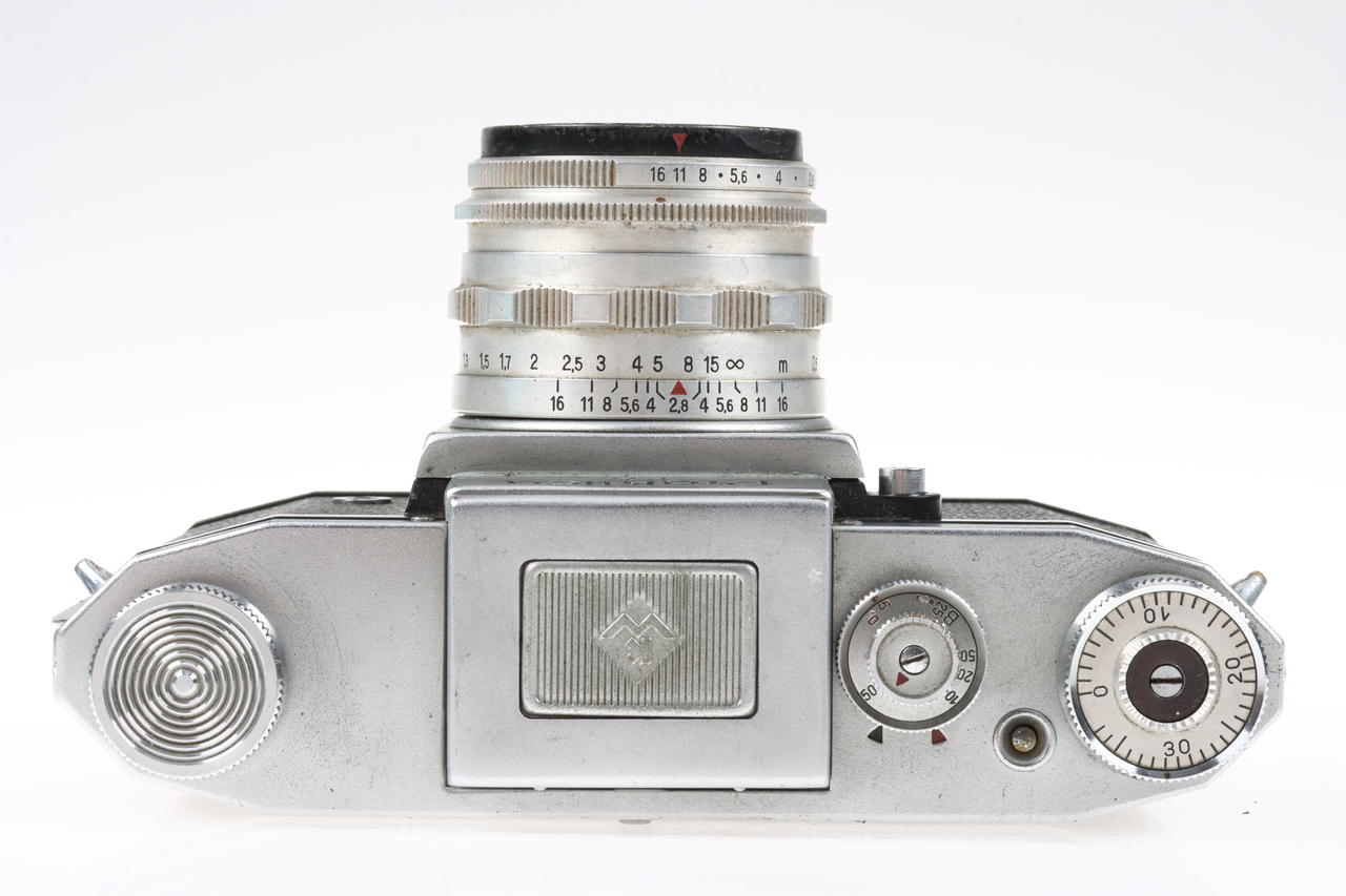 Praktica Praktiflex FX mit Tessar 50mm f/2,8 T - #4173540