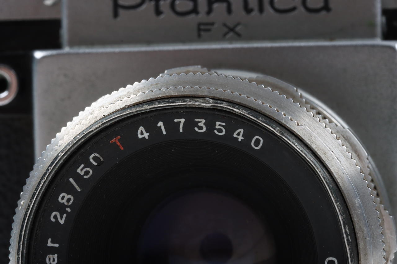 Praktica Praktiflex FX mit Tessar 50mm f/2,8 T - #4173540